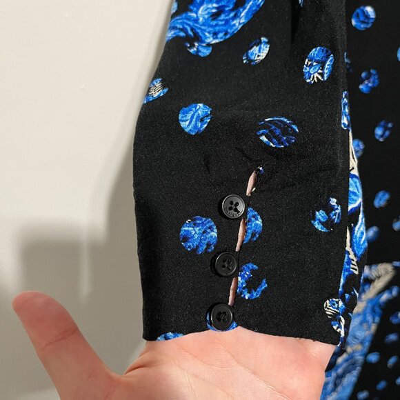 Desigual Christian Lacroix Womens Maxi Dress US M Floral Patchwork Boho Artsy - Picture 6 of 14